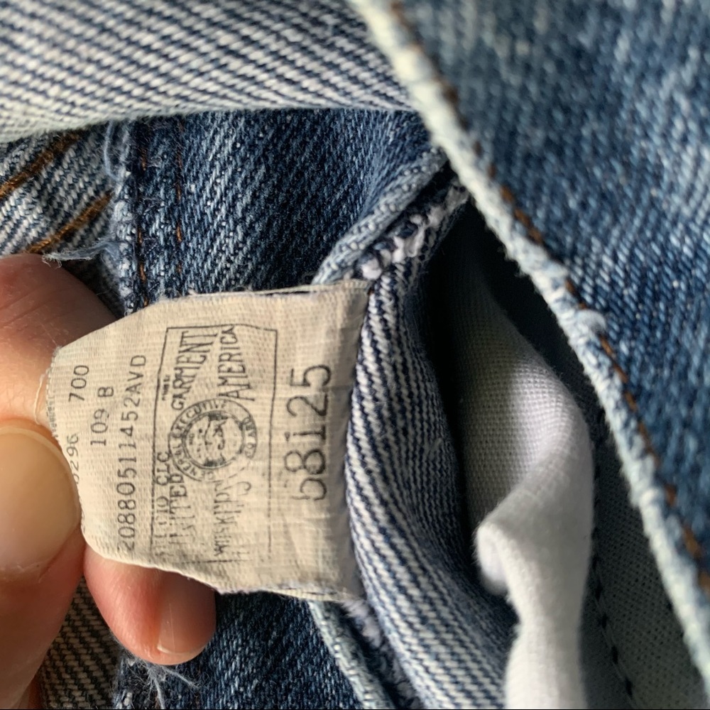 Vintage Denim Lee Jeans Straight Fit Blue Move - Picture 8 of 8